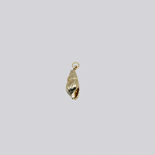 Small Spiral Shell: Gold